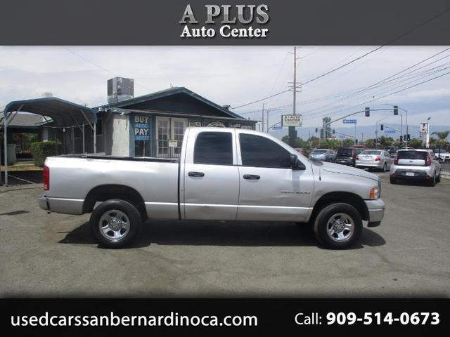 Silver 2003 Dodge RAM 1500 Pickup Truck Rear-Wheel Drive