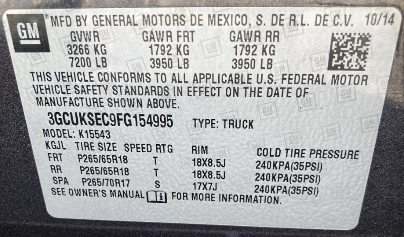 Chevrolet Silverado 1500  2015