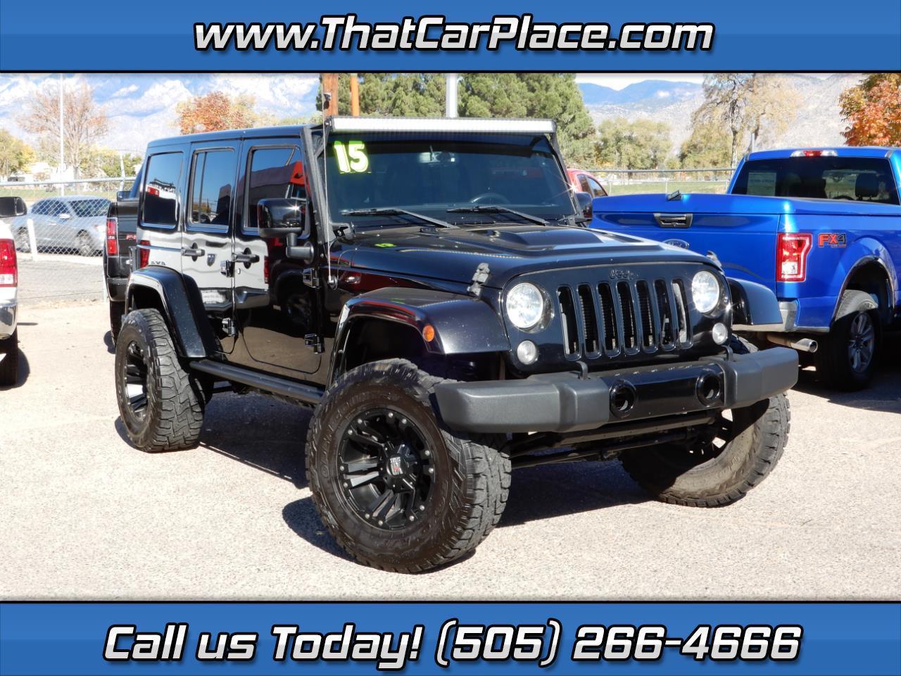 2015 Jeep Wrangler Unlimited Sahara Altitude 4x4