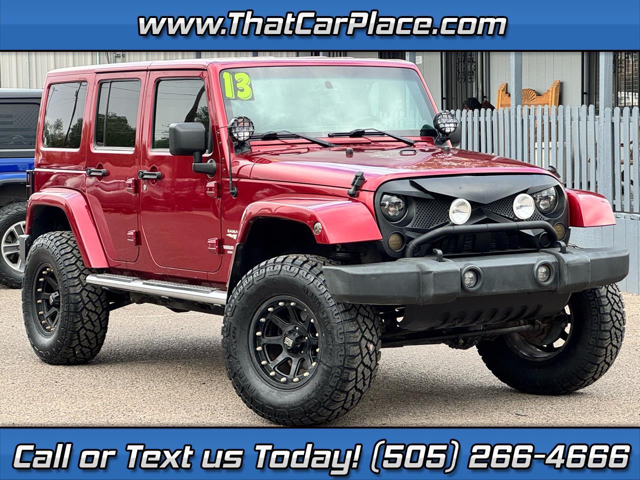 2013 Jeep Wrangler Unlimited Sahara 4WD