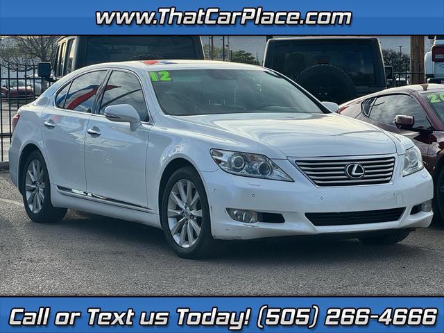 Pearl White 2012 Lexus LS 460 RWD Sedan Rear-Wheel Drive Automatic