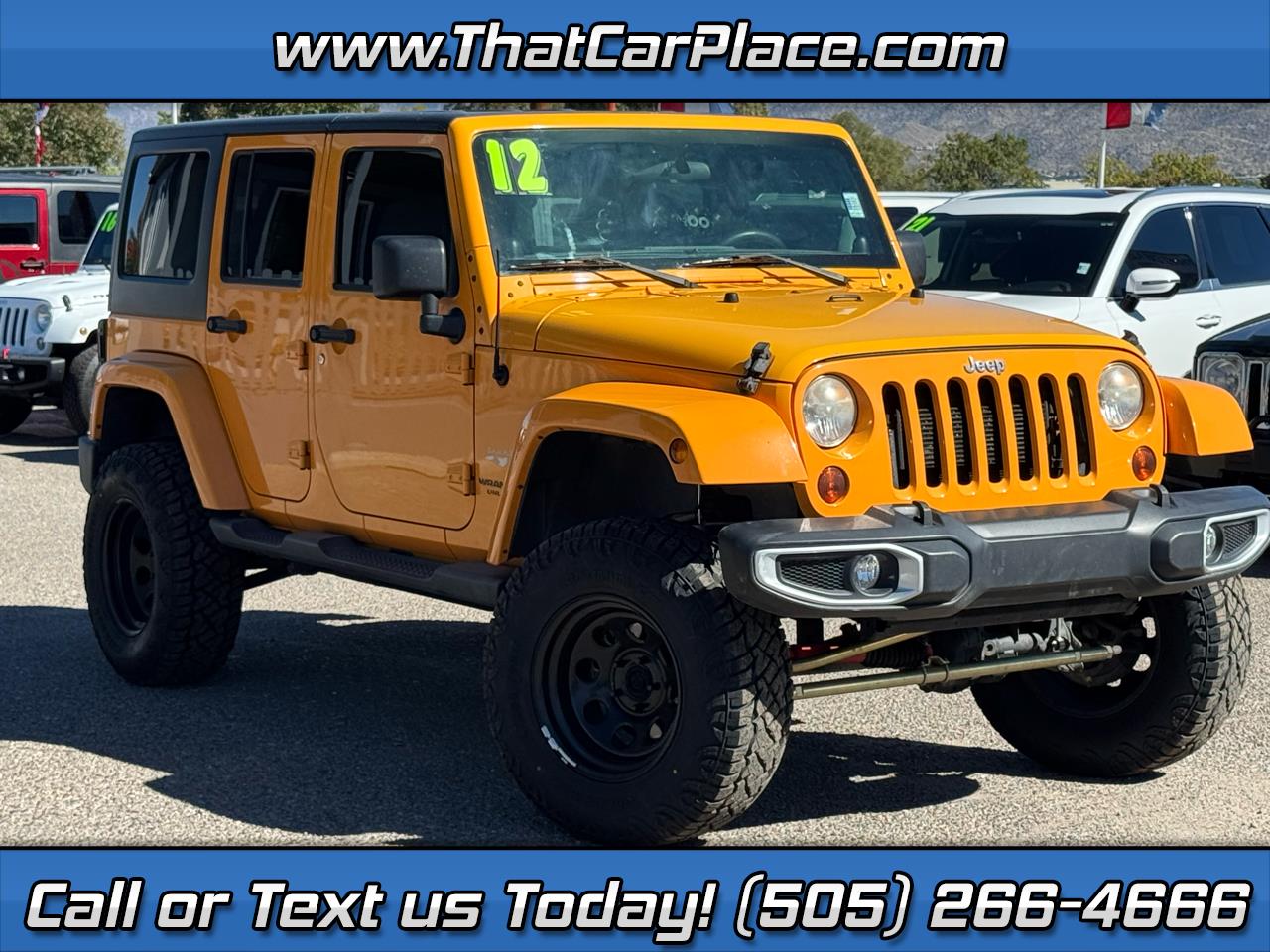 2012 Jeep Wrangler Unlimited Sahara 4WD