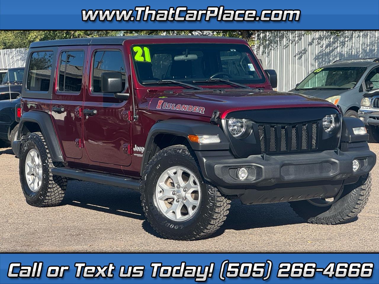 Jeep Wrangler Islander Unlimited 4x4 2021