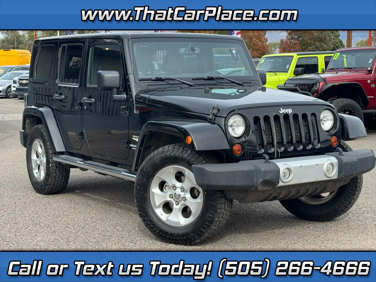 2013 Jeep Wrangler Unlimited Sahara 4WD