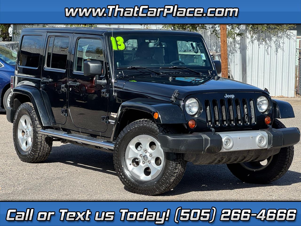 2013 Jeep Wrangler Unlimited Sahara 4WD