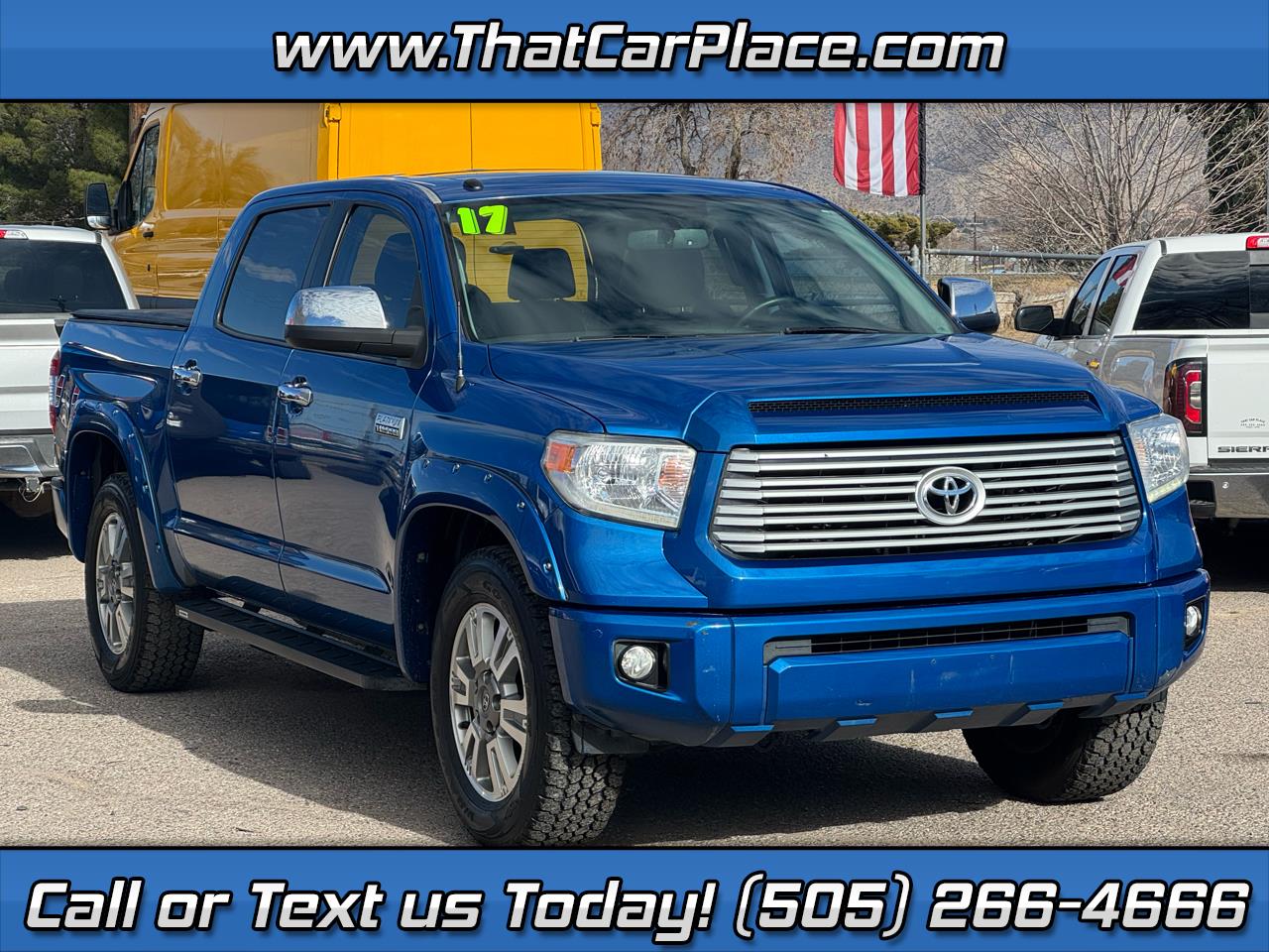 2017 Toyota Tundra Platinum CrewMax 5.7L FFV 2WD