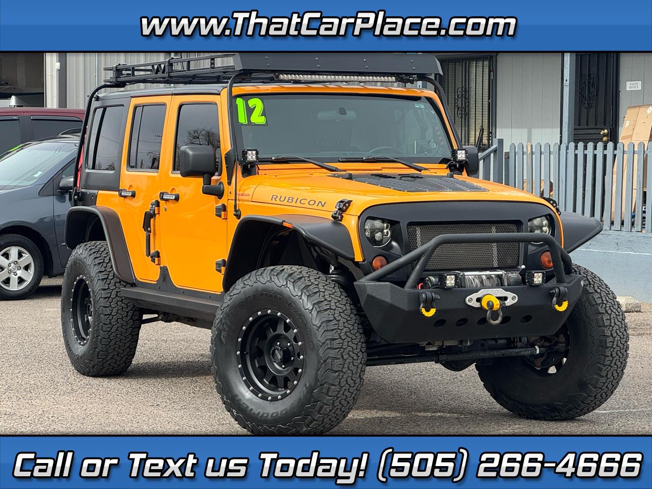 2012 Jeep Wrangler Unlimited Rubicon 4WD SUPERCHARGE
