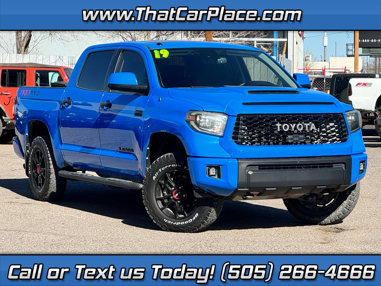 2019 Toyota Tundra TRD Pro Crew Max 4WD 5.7L V8