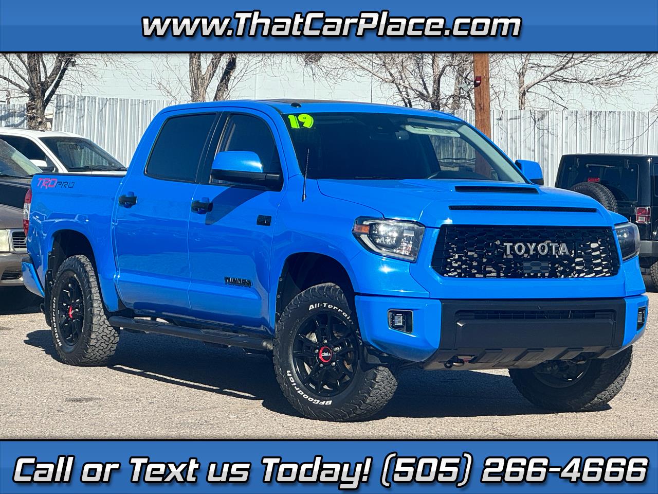 2019 Toyota Tundra TRD Pro Crew Max 4WD 5.7L V8