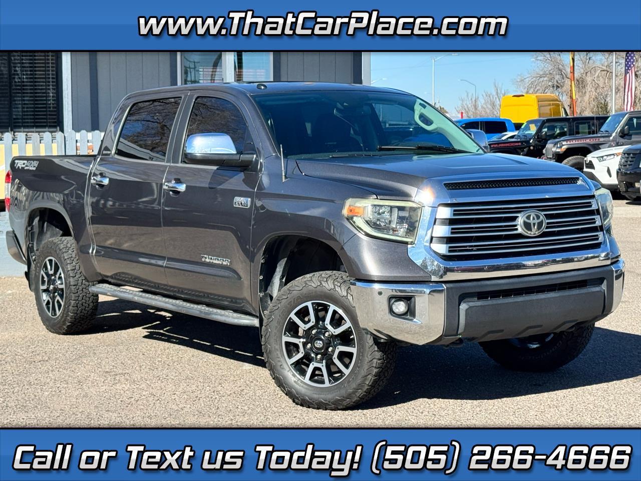 Toyota Tundra Limited 5.7L CrewMax 4WD 2018
