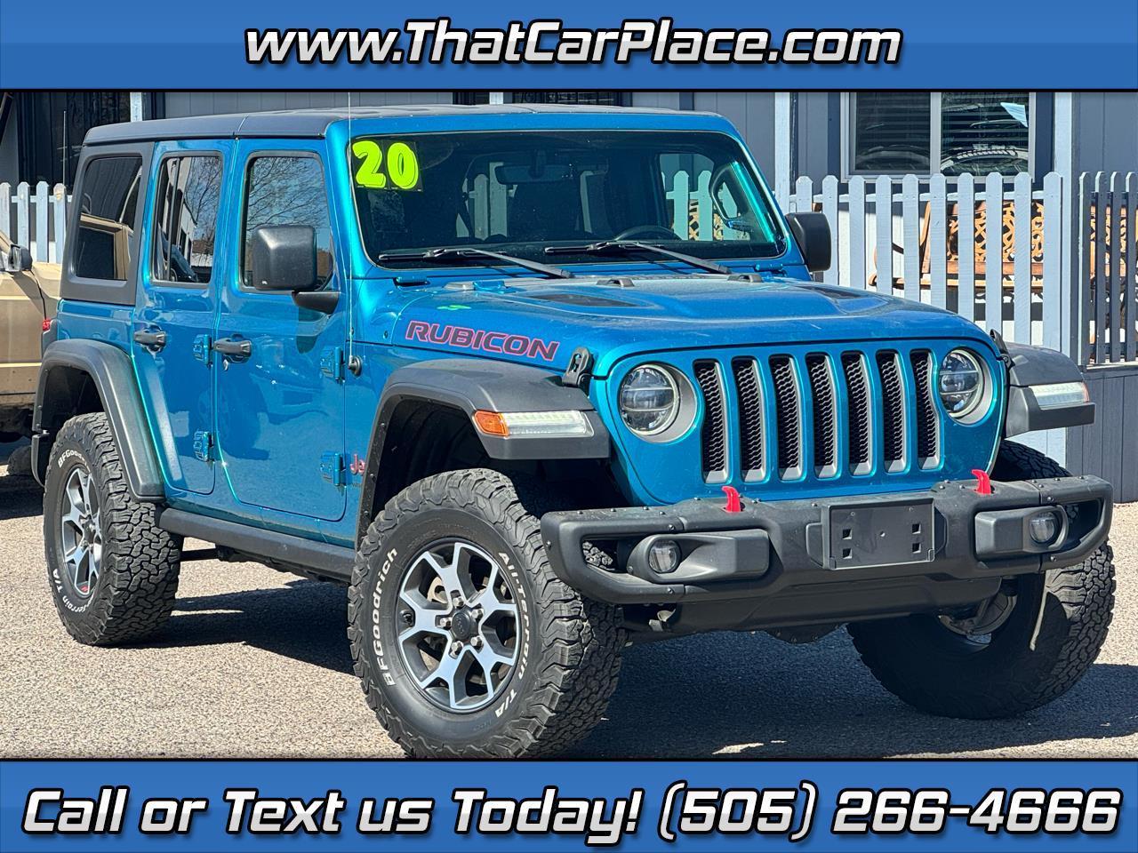 2020 Jeep Wrangler Unlimited Rubicon Recon