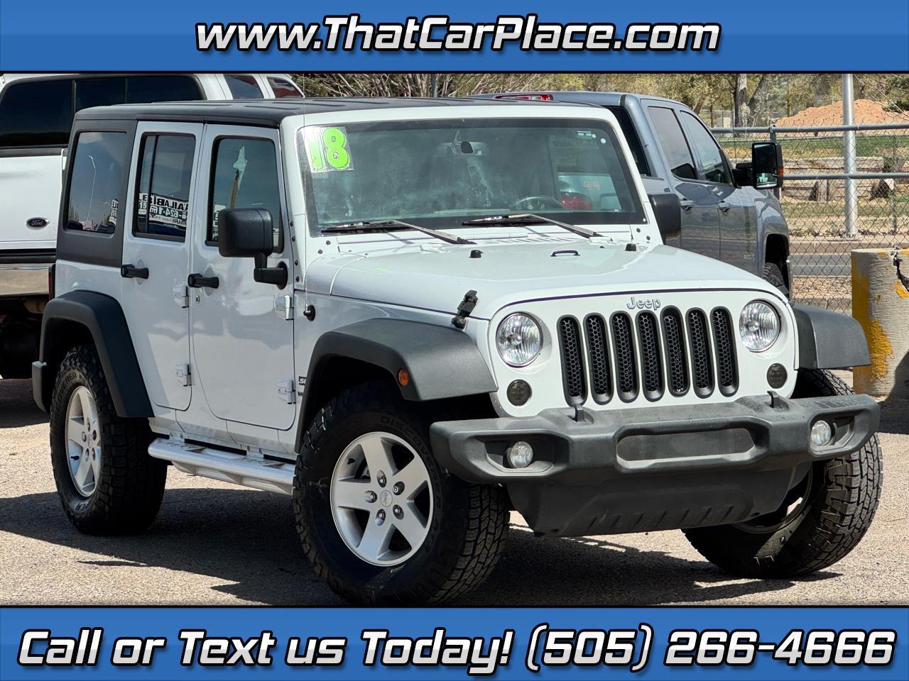 2018 Jeep Wrangler JK Unlimited Sport 4WD