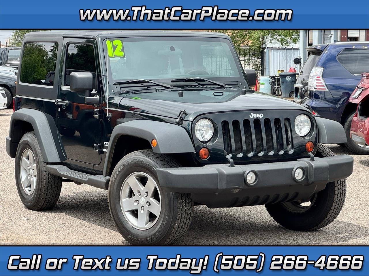 2012 Jeep Wrangler Sport 4WD