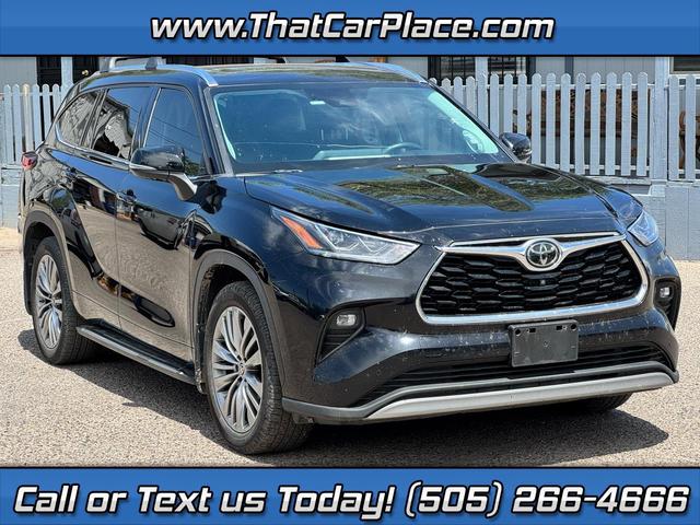 Black 2020 Toyota Highlander Platinum AWD SUV / Crossover All-Wheel Drive Automatic