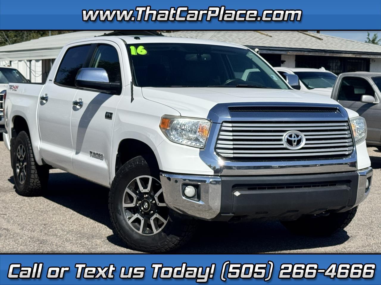 Toyota Tundra Limited 5.7L FFV CrewMax 4WD 2016
