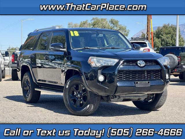 Black 2018 Toyota 4Runner SUV / Crossover Four-Wheel Drive Automatic