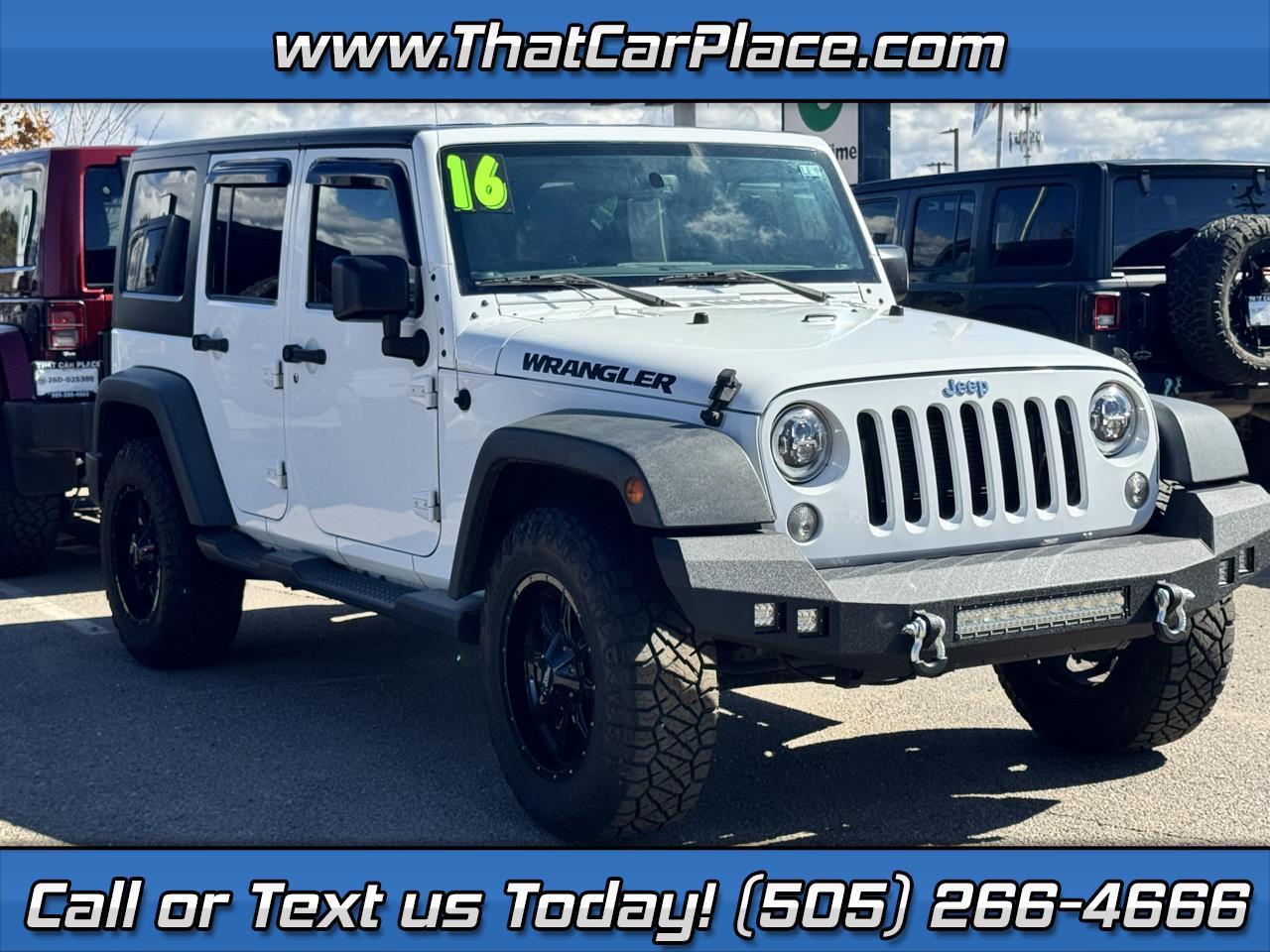 2016 Jeep Wrangler Unlimited Sport 4WD