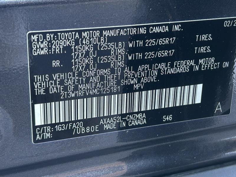 Toyota RAV4 XLE 2021