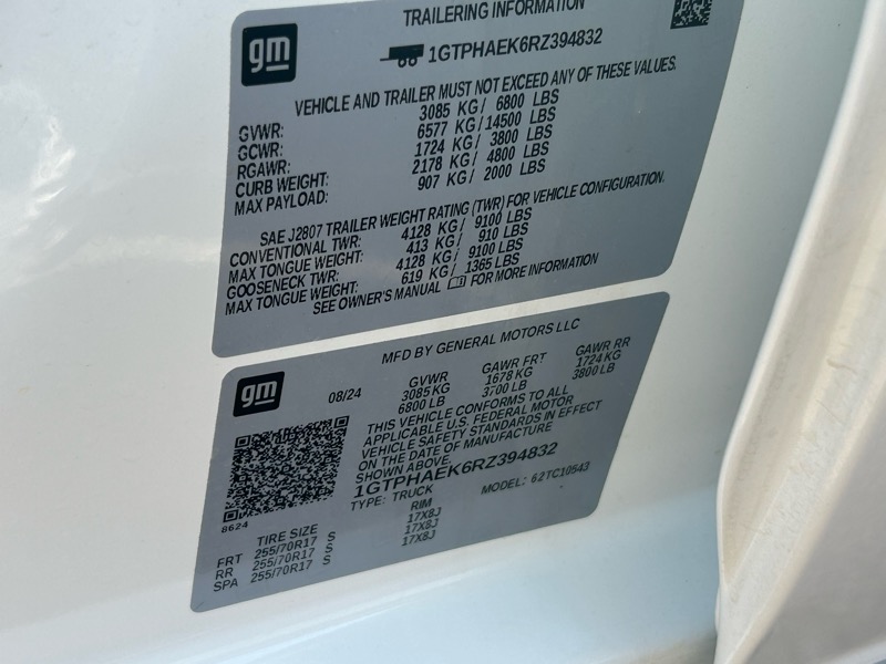 GMC Sierra 1500 Pro Crew Cab Short Box 2WD 2024