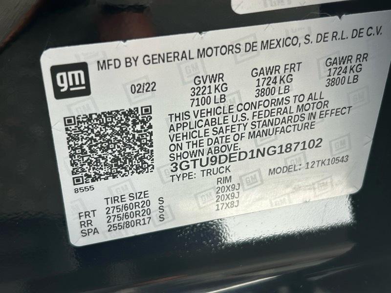 GMC Sierra 1500 Limited SLT Crew Cab Short Box 4WD 2022