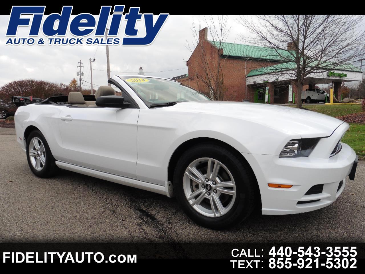 2014 Ford Mustang 2dr Convertible