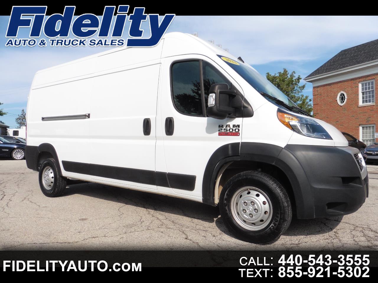 2022 RAM ProMaster Cargo Van 2500 High Roof 159" WB