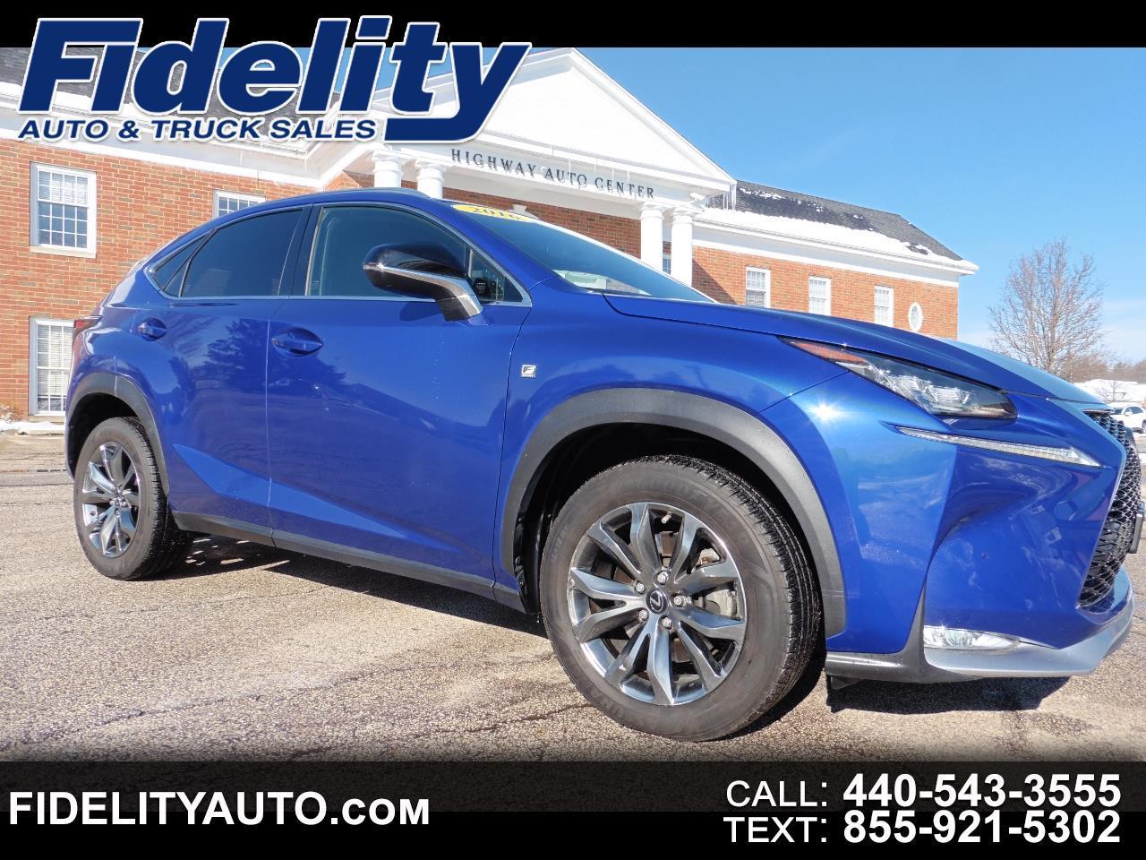 2016 Lexus NX 200t F Sport 4D SUV FWD