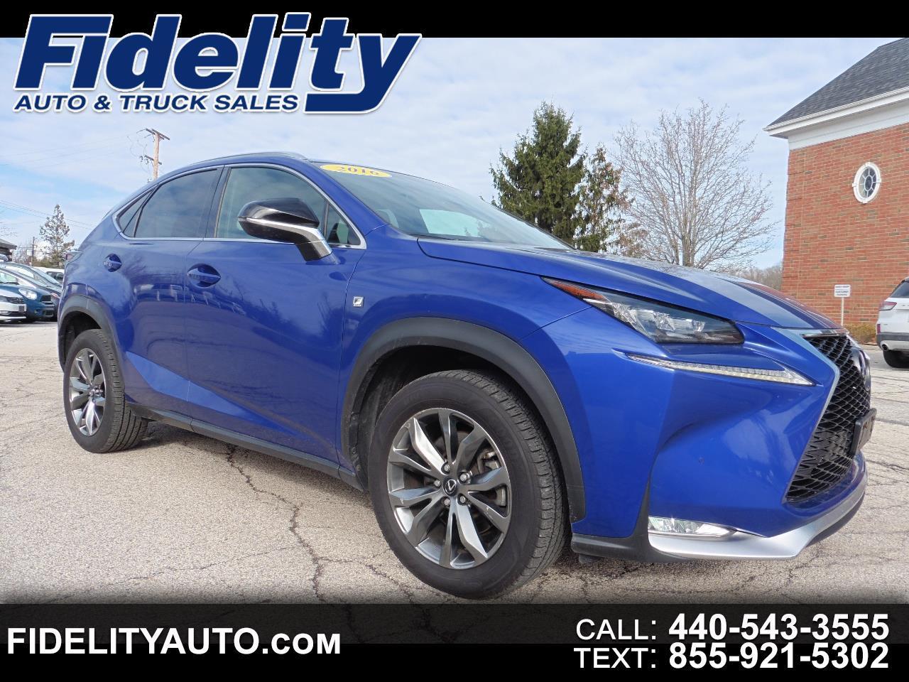 2016 Lexus NX 200t F Sport 4D SUV FWD