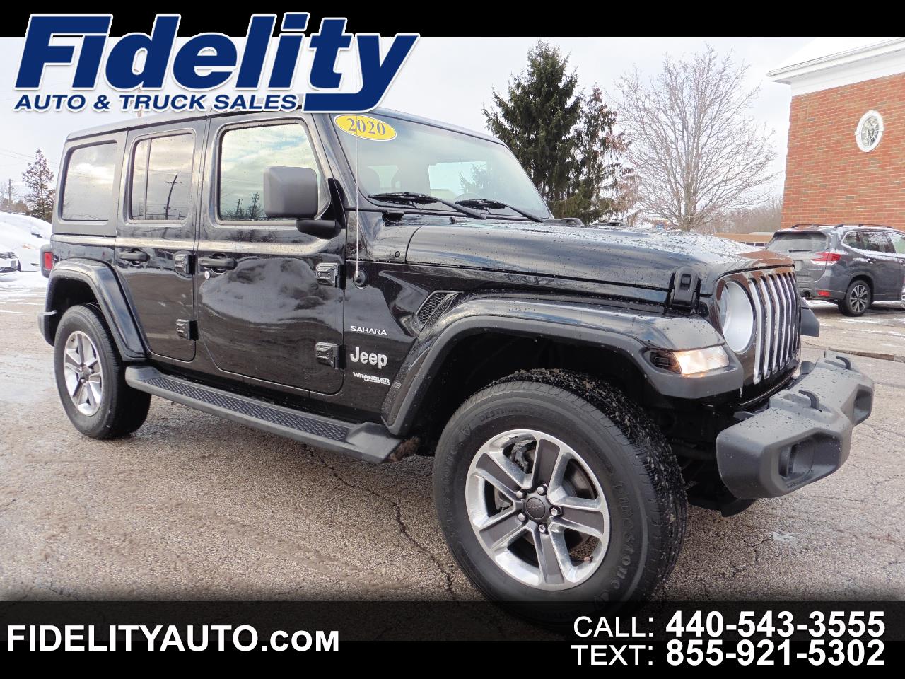 2020 Jeep Wrangler Sahara Unlimited 4x4