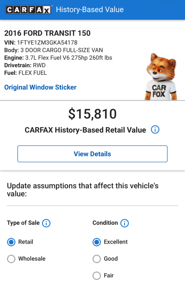 Ford Transit 150 Van Low Roof 60/40 Pass. 130-in. WB 2016