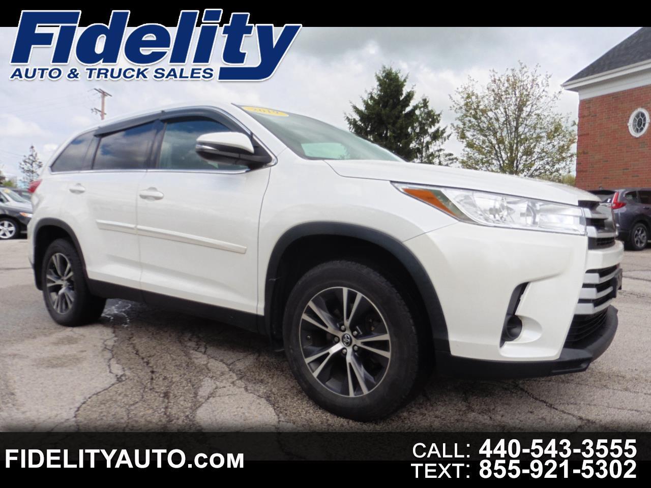 2019 Toyota Highlander LE AWD V6