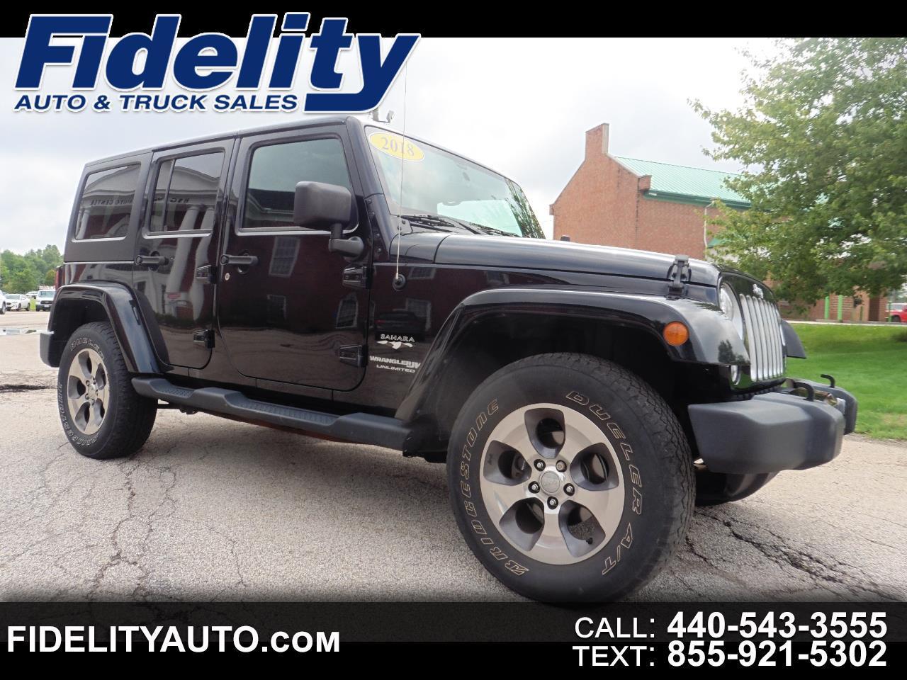 2018 Jeep Wrangler JK Unlimited Sahara 4WD
