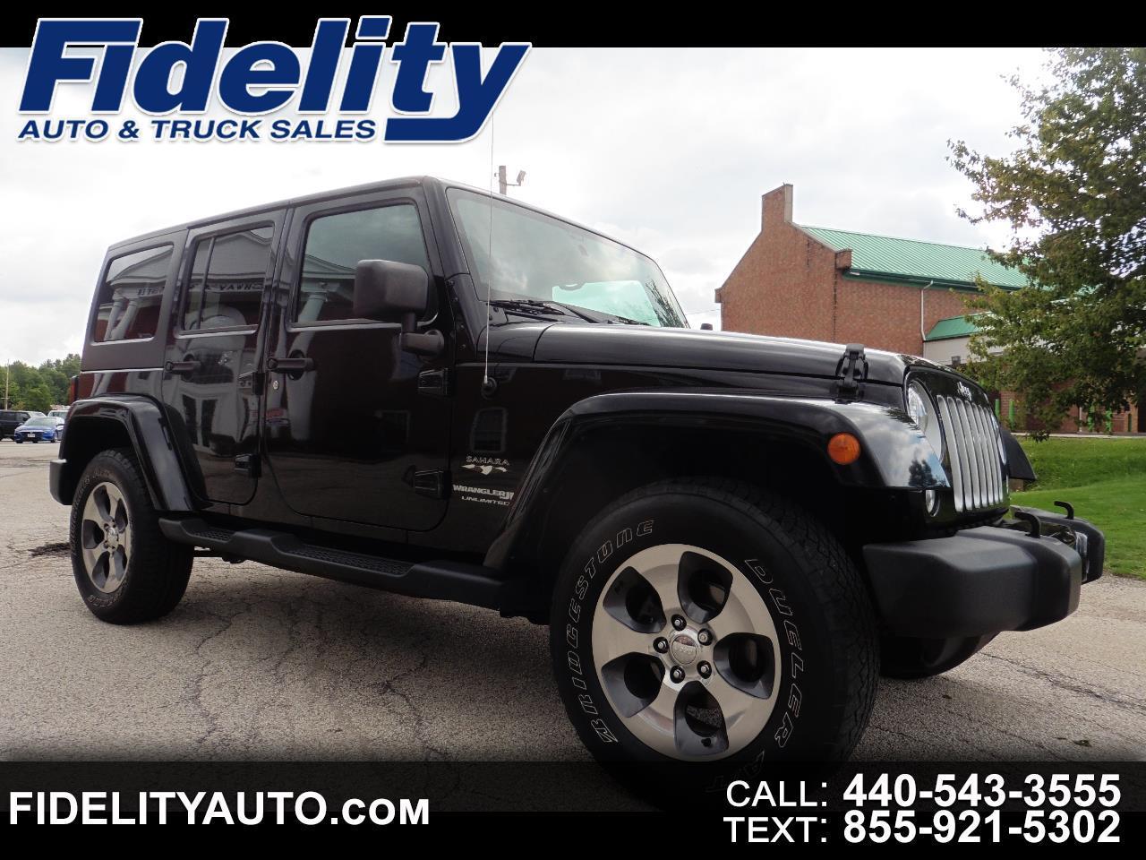 2018 Jeep Wrangler JK Unlimited Sahara 4WD