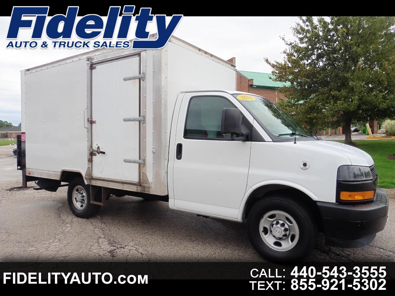 2018 Chevrolet Express 3500 14' Box W/Tommy Gate Rear Lift