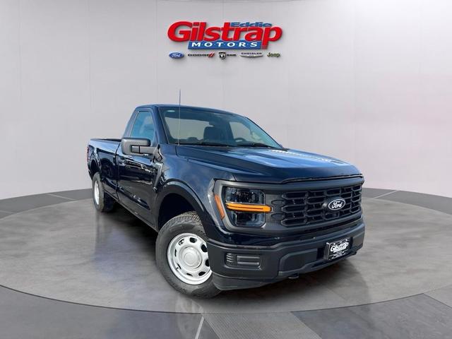 Black 2025 Ford F-150 XL Regular Cab LB 4WD Pickup Truck Four-Wheel Drive Automatic