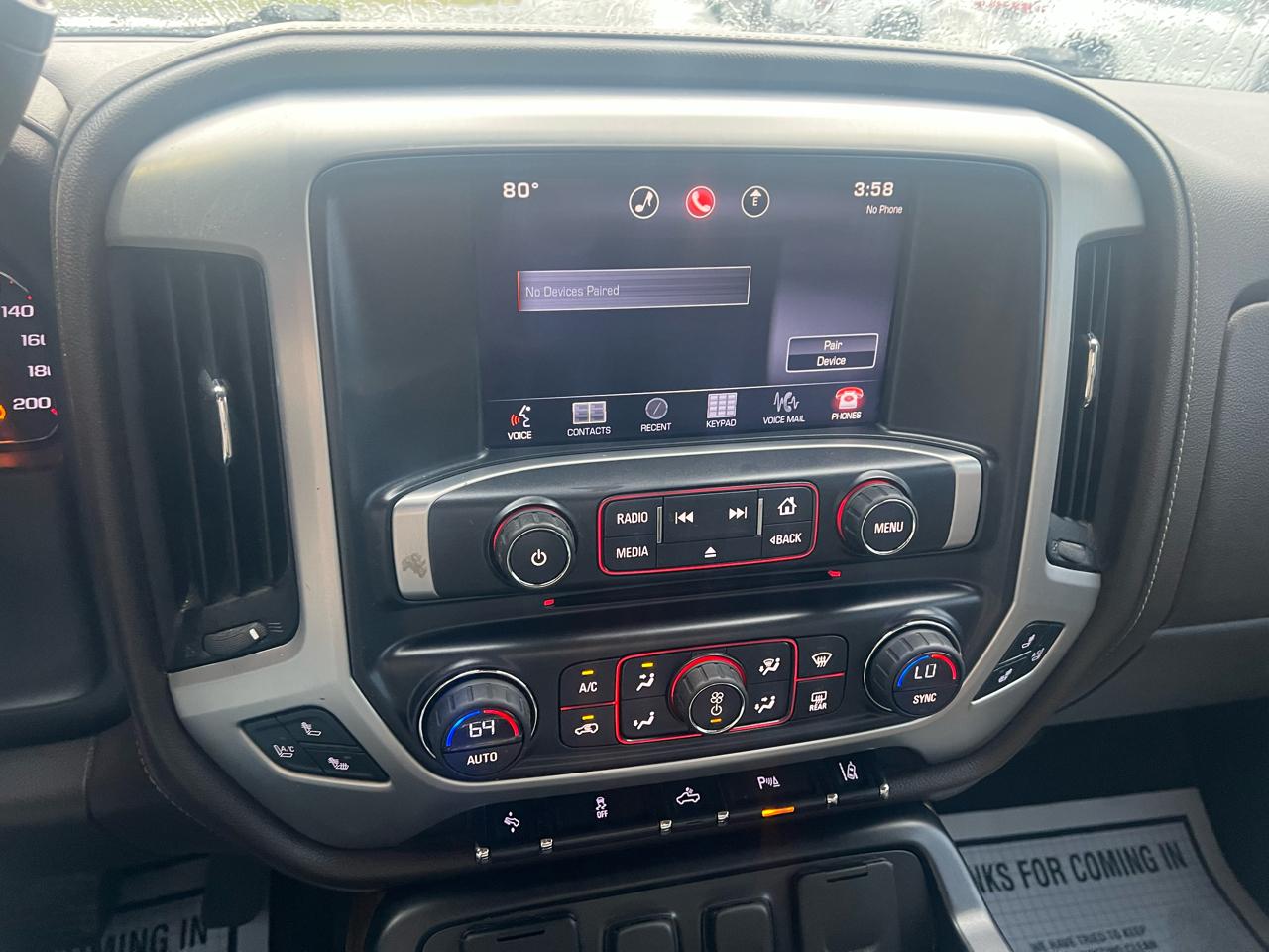 GMC Sierra 1500 4WD Double Cab 143.5" SLT 2015