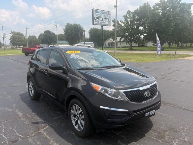 Black 2016 Kia Sportage SUV / Crossover All-Wheel Drive Automatic