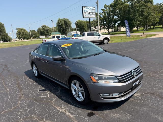 Silver 2015 Volkswagen Passat Sedan Front-Wheel Drive Automatic