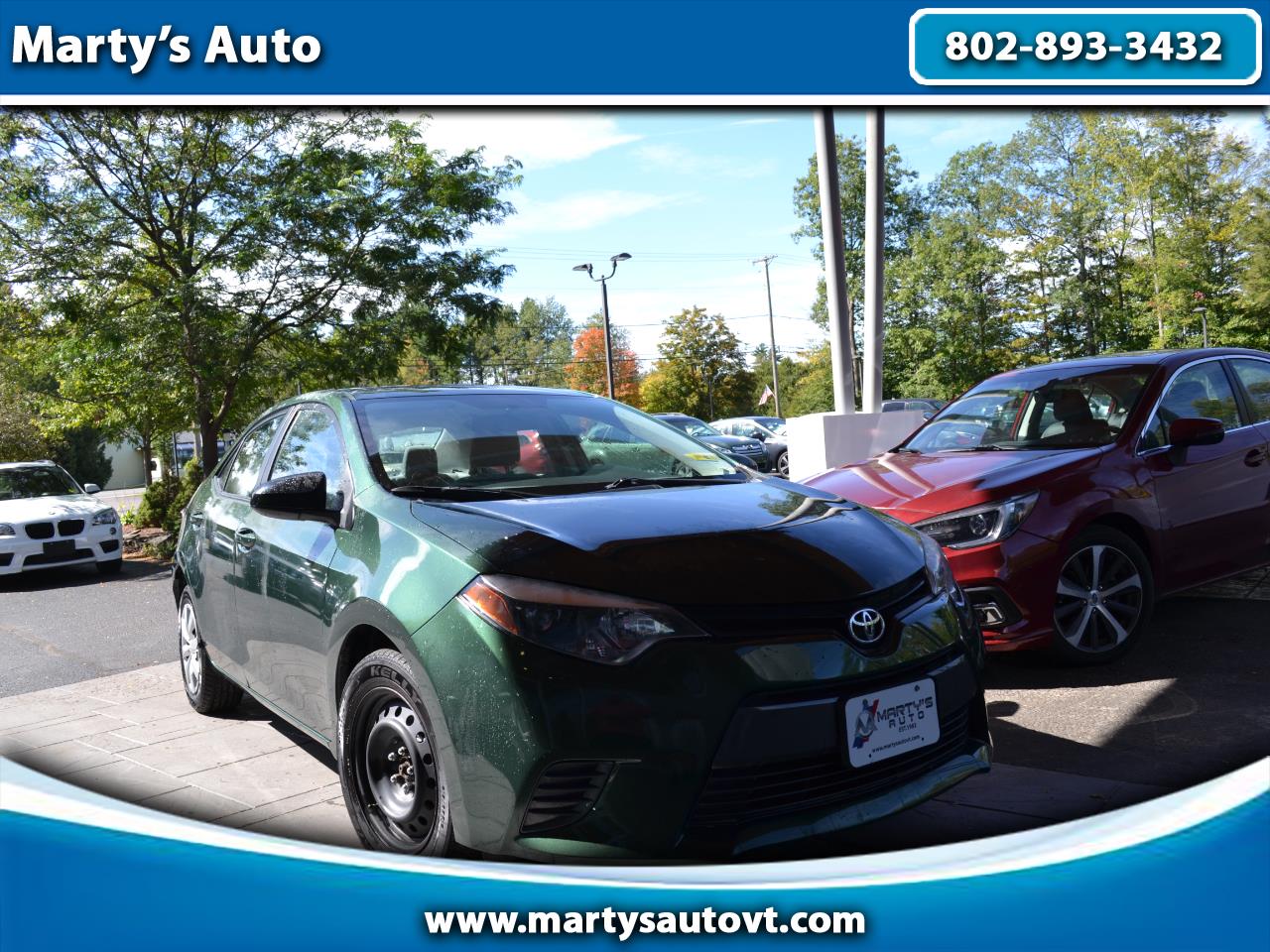 Used 2016 Toyota Corolla 4dr Sdn CVT S w/Special Edition Pkg (Natl) for