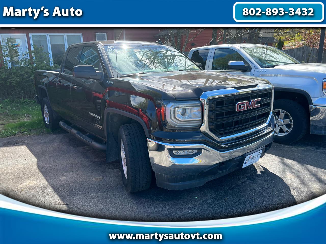 Used 2018 GMC Sierra 1500 4WD Double Cab 143.5" SLE for Sale in Milton