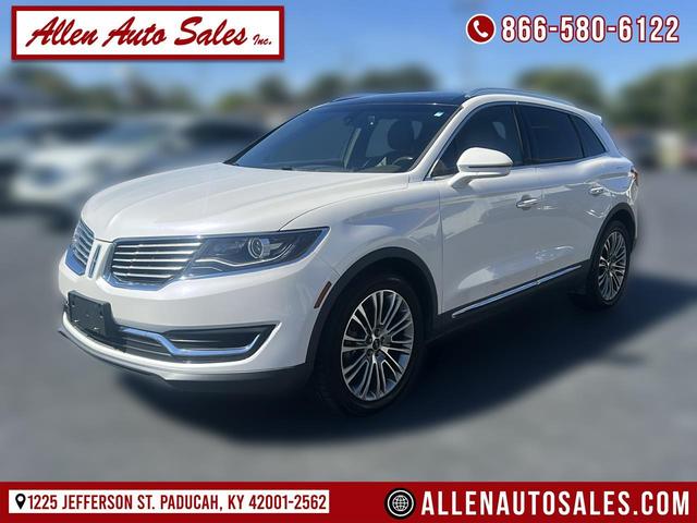Pearl White 2016 Lincoln MKX SUV / Crossover Front-Wheel Drive Automatic