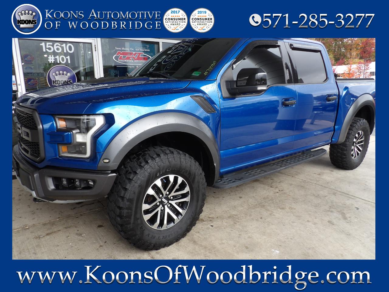 2018 Ford F-150 Raptor 4WD SuperCrew 5.5' Box