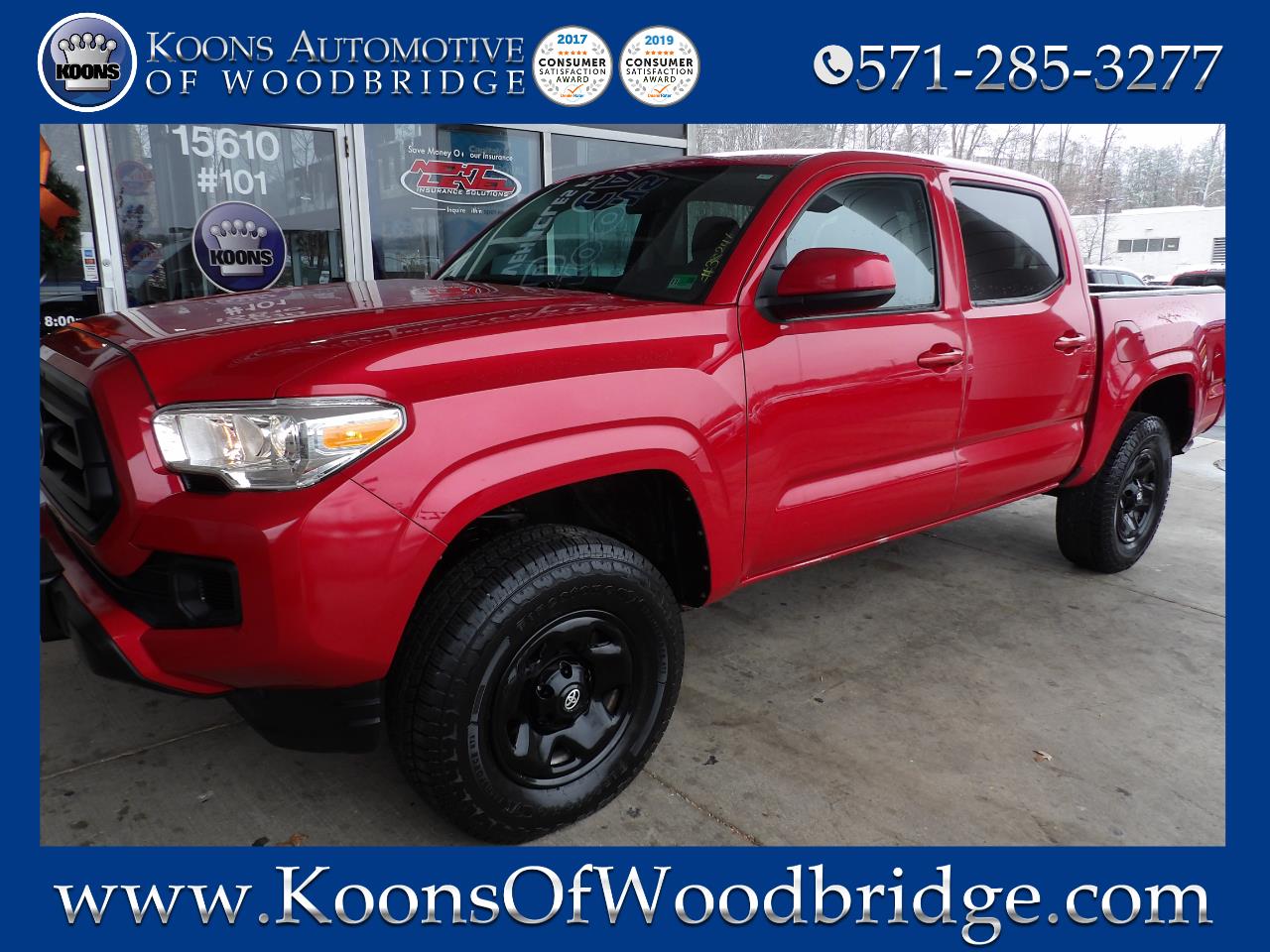 Toyota Tacoma 4WD SR5 Double Cab 6' Bed AT (Natl) 2021