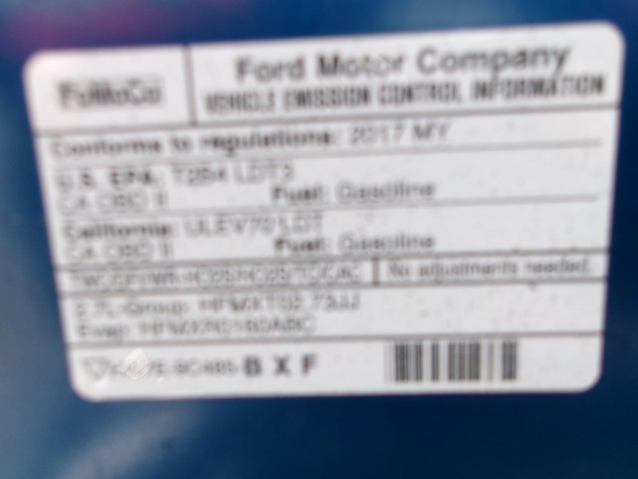 Ford F-150 XL SuperCab 6.5-ft. Bed 4WD 2017