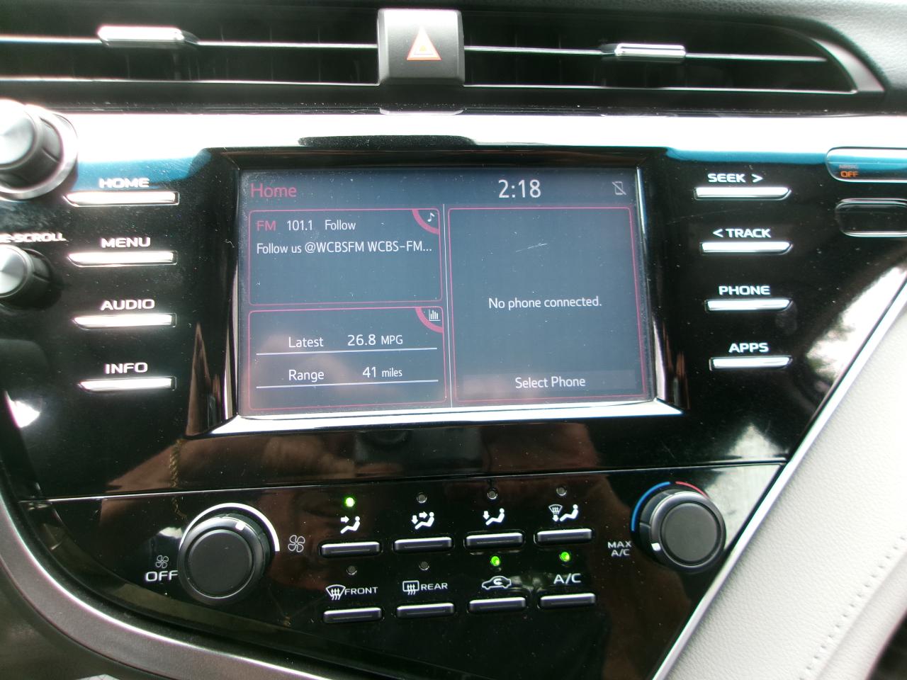 Toyota Camry LE 2018
