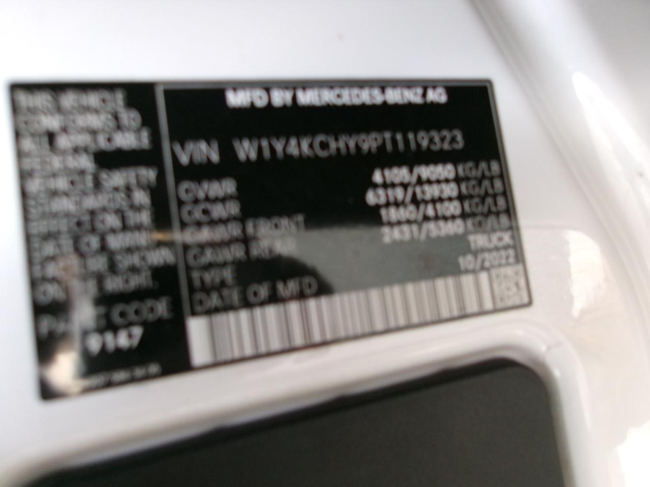 Mercedes-Benz Sprinter 2500 170-in. WB 2023