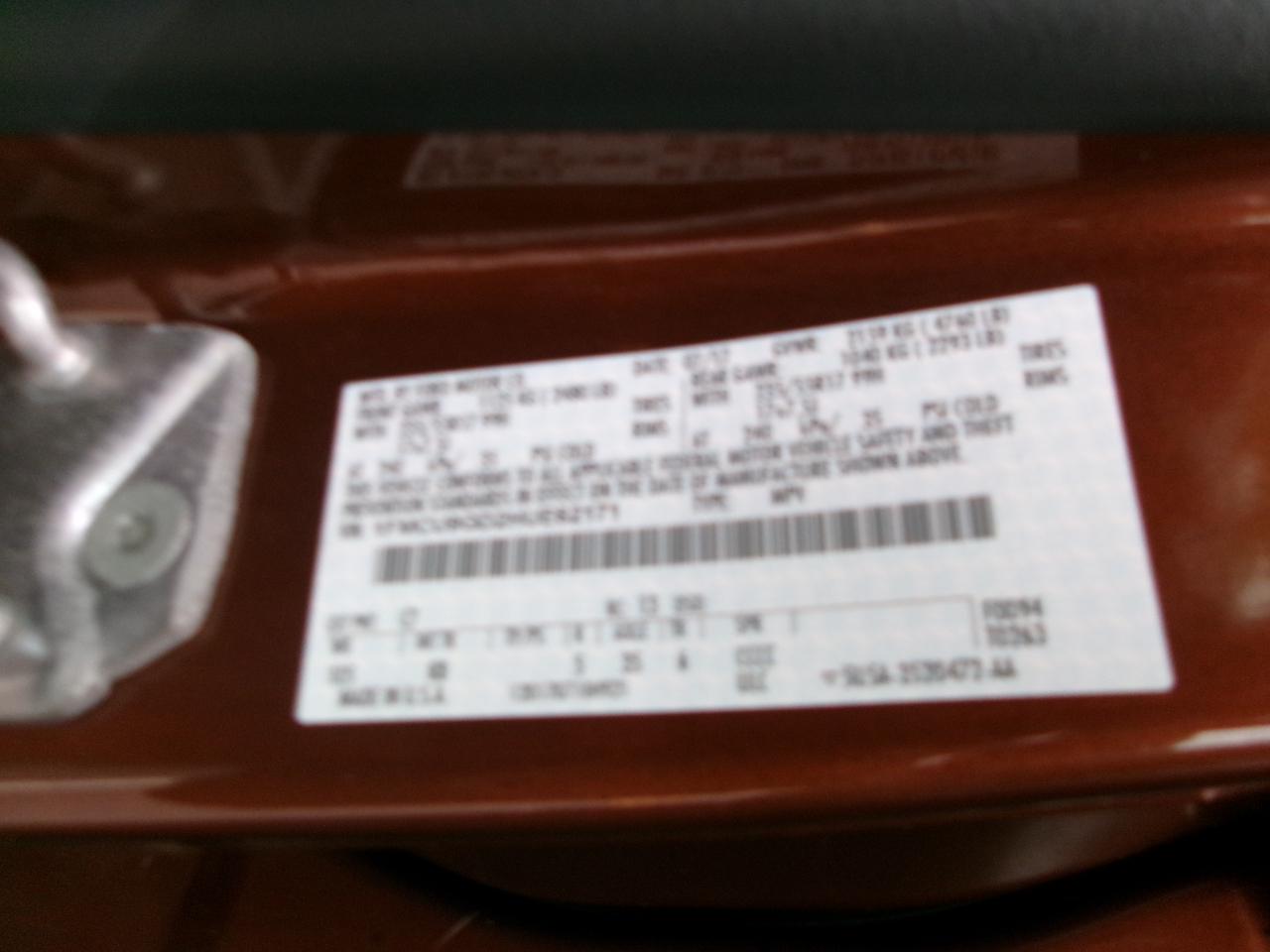 Ford Escape SE 4WD 2017