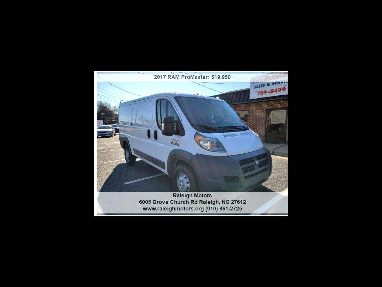 2017 RAM Promaster 1500 Low Roof Tradesman 136-in. WB