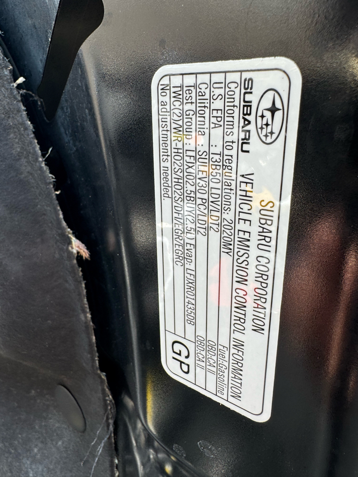 Subaru Legacy Limited CVT 2020