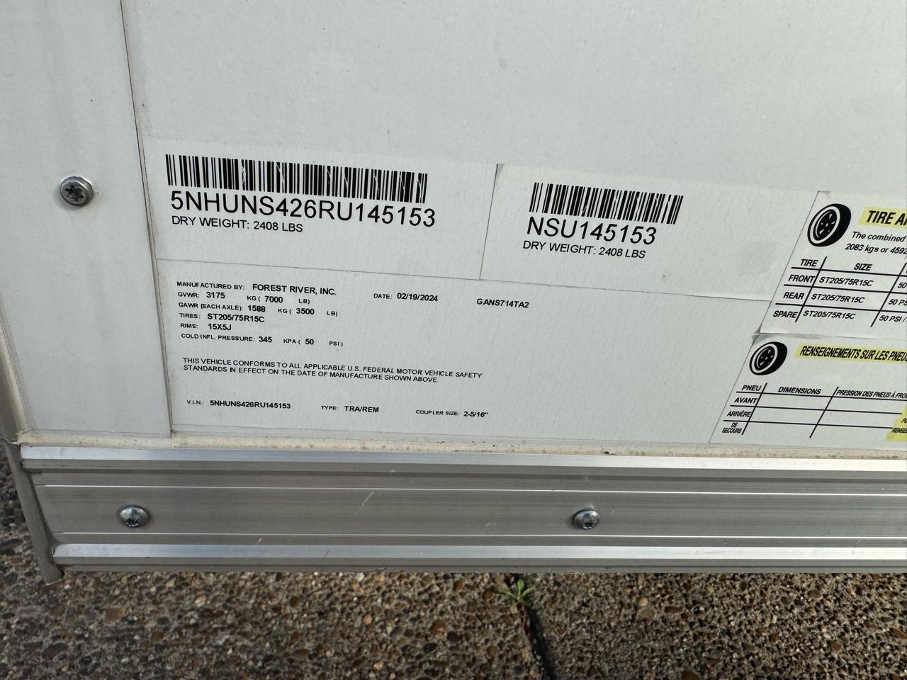 Forest River 223  2024